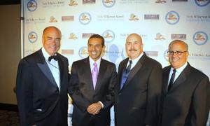 Arthur Kassel, Mayor Villaraigosa, Paul Weber and Peter Repovich